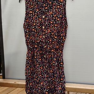 Floral Button up Romper Size XL